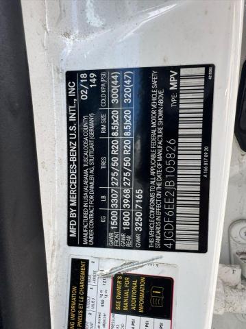 2018 MERCEDES-BENZ GLS 450 4M 4JGDF6EE2JB105826