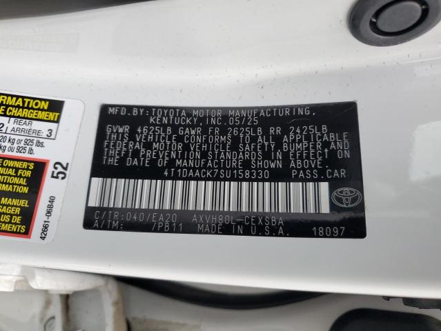 2025 TOYOTA CAMRY XSE - 4T1DAACK7SU158330