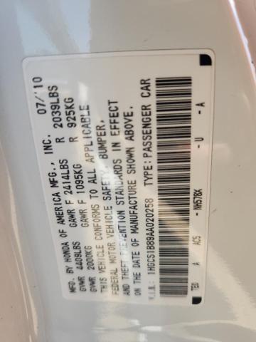 2010 HONDA ACCORD EXL #3286536145