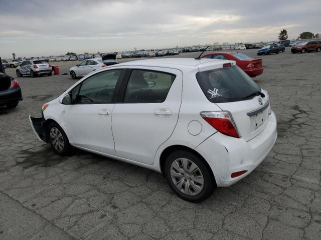 TOYOTA YARIS 2012 white hatchbac gas JTDKTUD37CD527798 photo #3