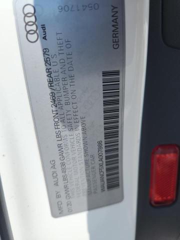 2020 AUDI A5 PREMIUM WAUANCF5XLA007866