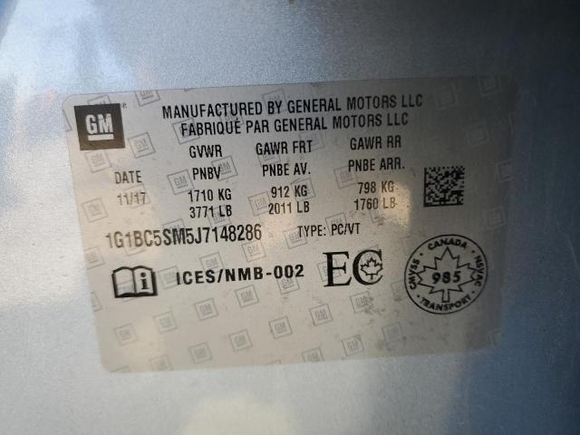 2018 CHEVROLET CRUZE LS - 1G1BC5SM5J7148286