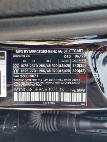 2022 MERCEDES-BENZ GLC 300 - W1N0G8DB9NV397538