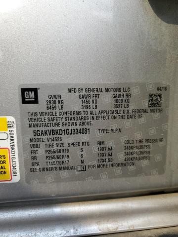 2016 BUICK ENCLAVE #3318108365