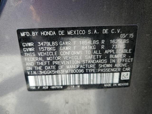 2015 HONDA FIT EX - 3HGGK5H83FM780096