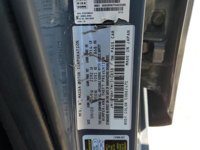 2021 MAZDA 3 PREMIUM JM1BPBNY7M1310838