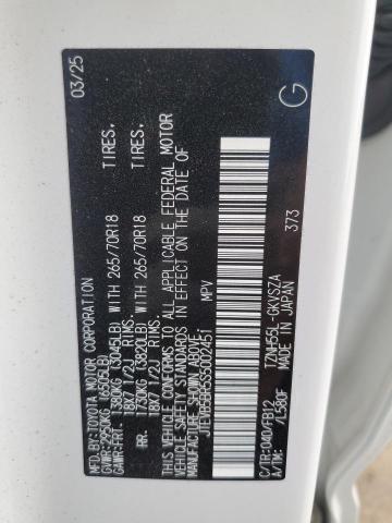 2025 TOYOTA 4RUNNER LIMITED JTEVB5BR5S5002451