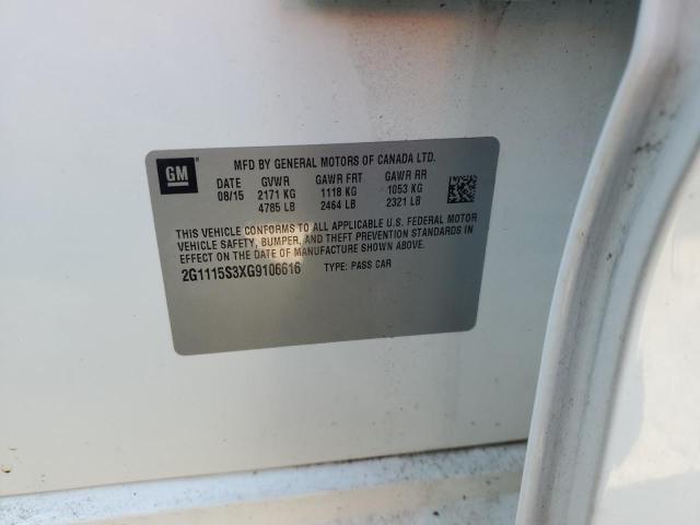 2016 CHEVROLET IMPALA LT #3258848795