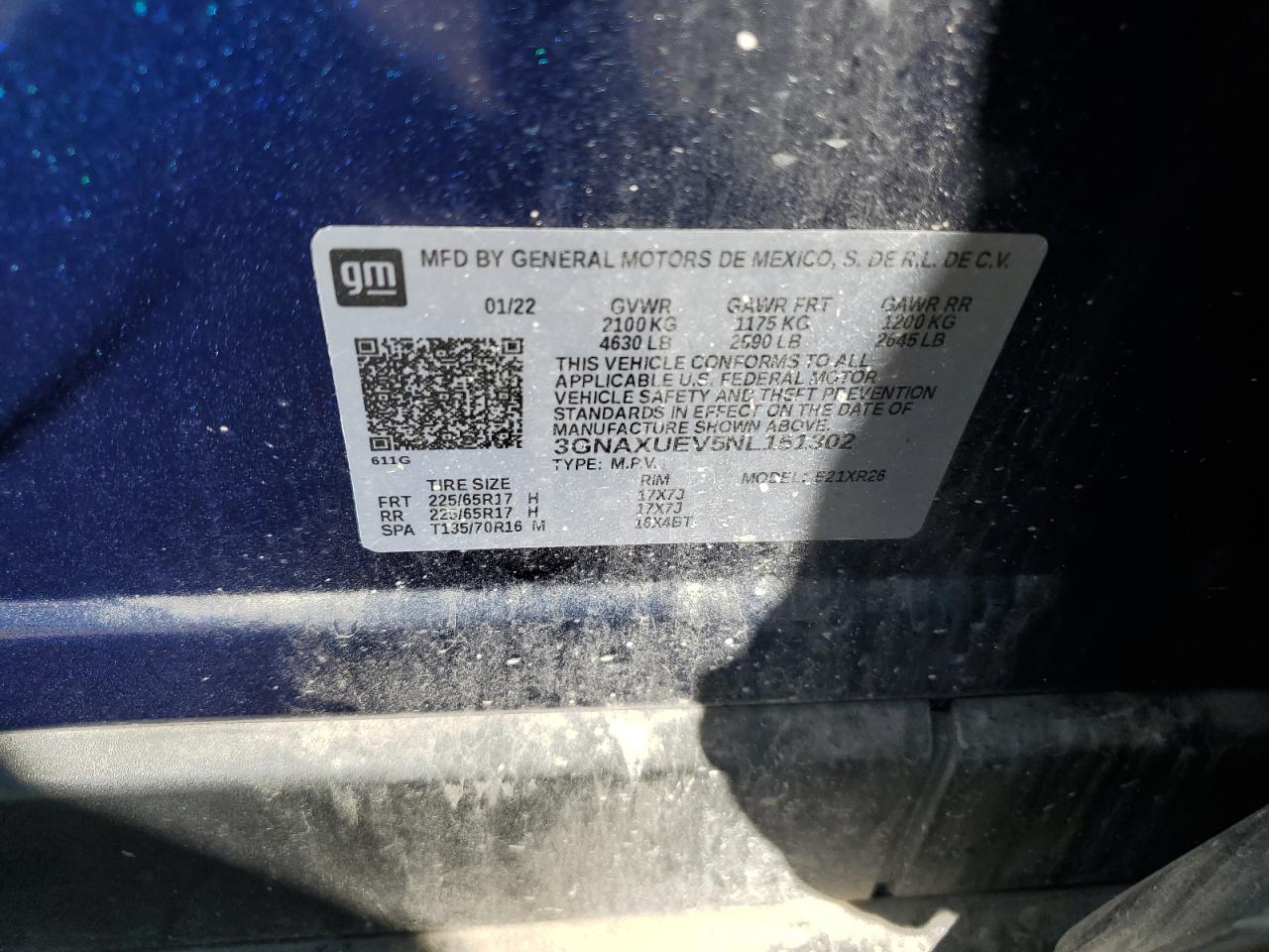 CHEVROLET EQUINOX LT