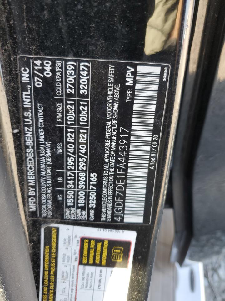 MERCEDES-BENZ GL-CLASS 550 4MATIC