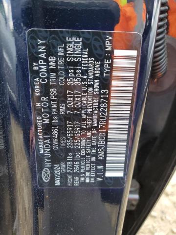 2024 HYUNDAI TUCSON BLUE KM8JBCD17RU228713