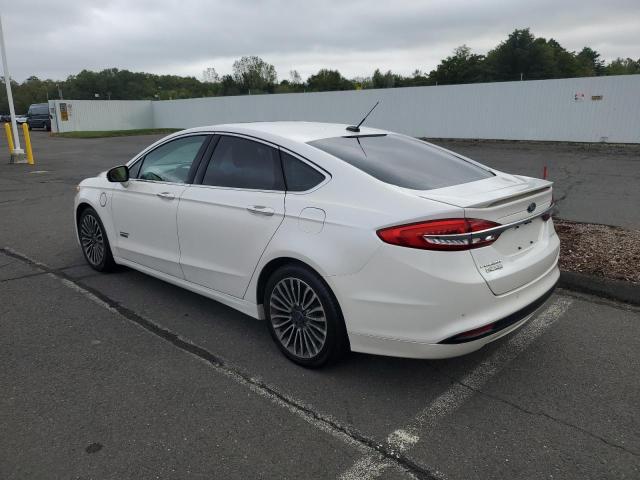 FORD FUSION TIT 2017 white sedan 4d hybrid engine 3FA6P0SU2HR161103 photo #3