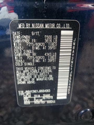 2018 NISSAN ARMADA SV JN8AY2NC1J9554063