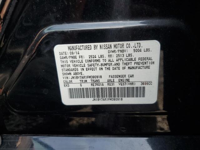 2015 INFINITI Q50 BASE JN1BV7AR1FM390918