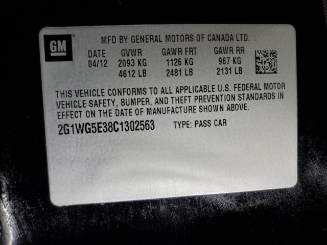 2012 CHEVROLET IMPALA LT #3297806822