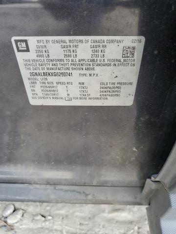 2016 CHEVROLET EQUINOX LS 2GNALBEKXG6260741