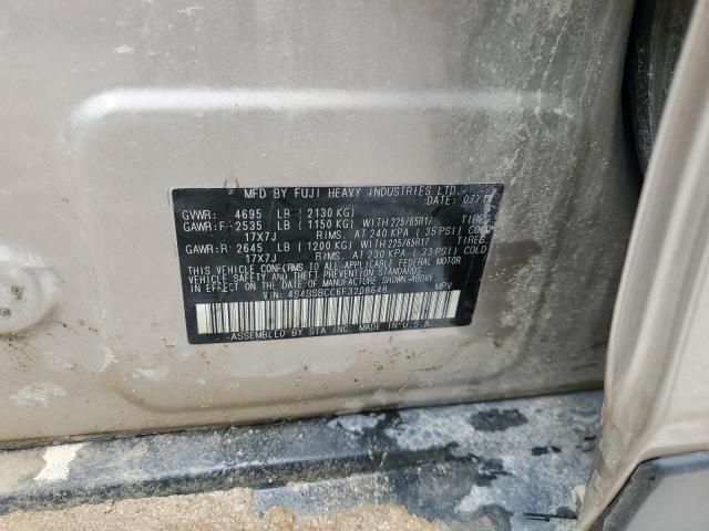 2015 SUBARU OUTBACK 2.5I PREMIUM 4S4BSBCC6F3208648