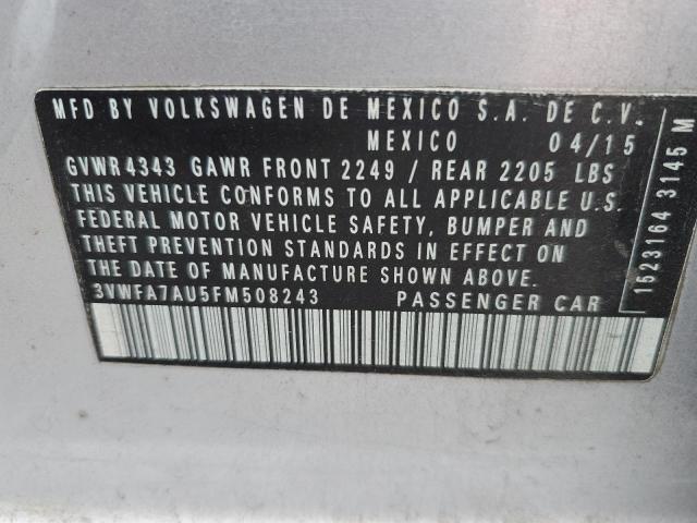 2015 VOLKSWAGEN GOLF SPORT 3VWFA7AU5FM508243
