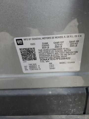 2023 CHEVROLET EQUINOX LT 3GNAXTEG7PS166422