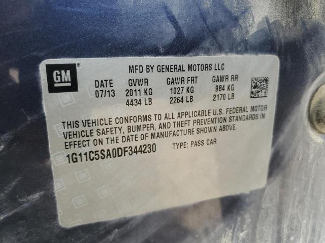 2013 CHEVROLET MALIBU 1LT - 1G11C5SA0DF344230