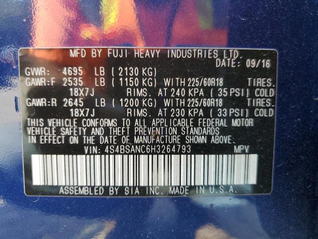 2017 SUBARU OUTBACK 2. 4S4BSANC6H3264793
