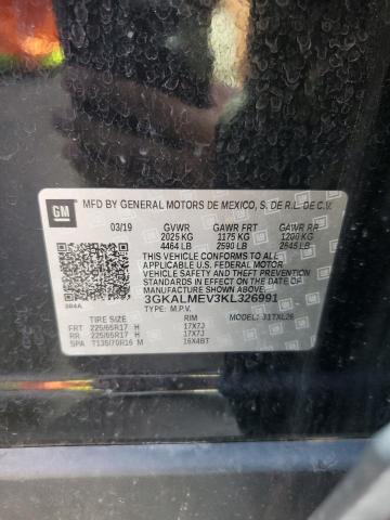 2019 GMC TERRAIN SLE 3GKALMEV3KL326991