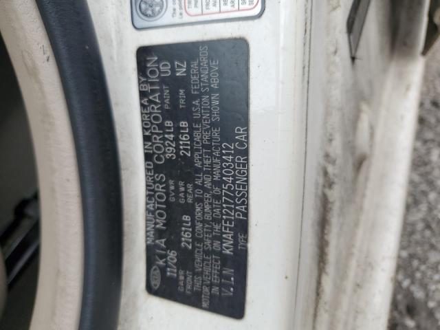 2007 KIA SPECTRA EX #3294496498