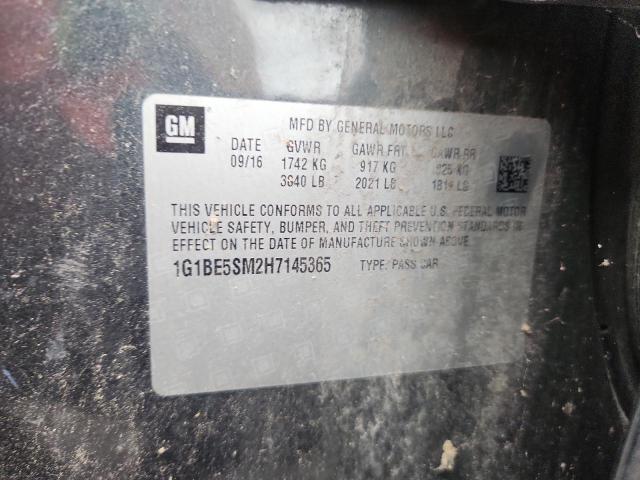 2017 CHEVROLET CRUZE LT #3297861791