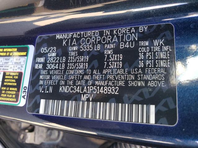 2023 KIA EV6 LIGHT KNDC34LA1P5148932