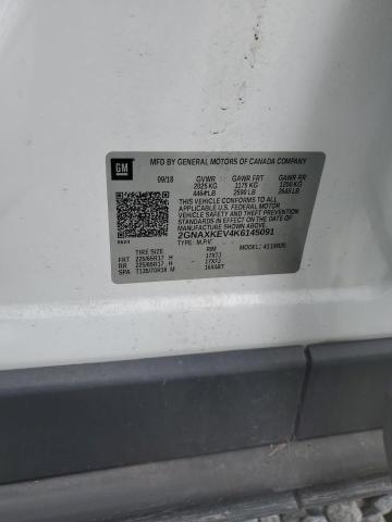 2019 CHEVROLET EQUINOX LT 2GNAXKEV4K6145091