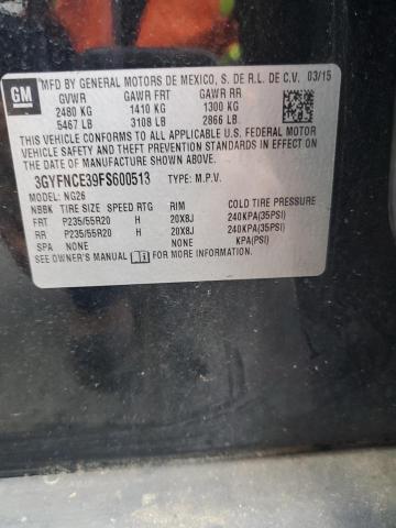 2015 CADILLAC SRX PERFOR 3GYFNCE39FS600513