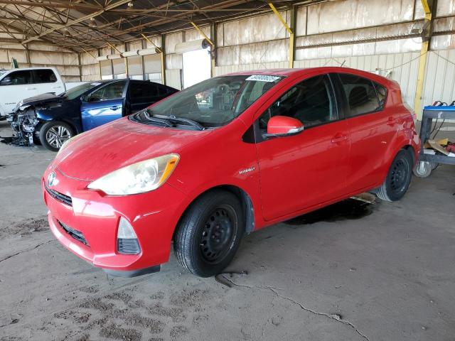 TOYOTA PRIUS C 2014 red  hybrid engine JTDKDTB34E1567089 photo #1