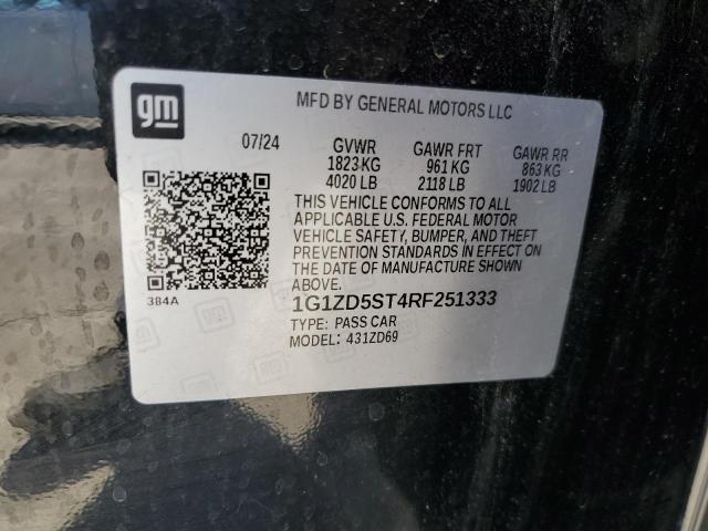 2024 CHEVROLET MALIBU LT 1G1ZD5ST4RF251333