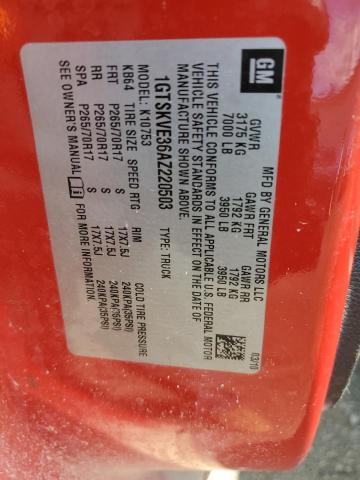 2010 GMC SIERRA K15 - 1GTSKVE36AZ220503