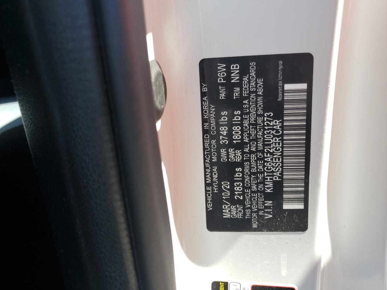 HYUNDAI VELOSTER BASE