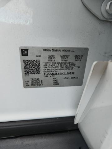 2019 GMC ACADIA DEN 1GKKNXLS3KZ190251