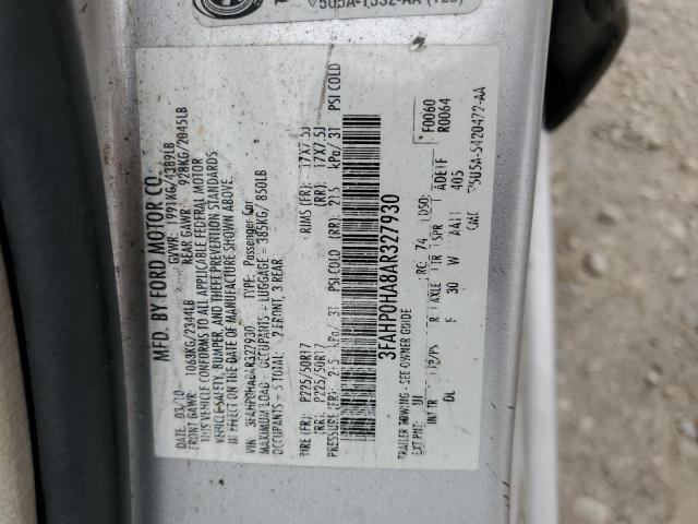 2010 FORD FUSION SE #3255496037