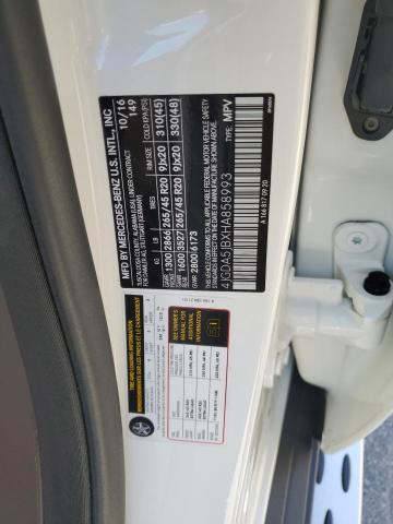 2017 MERCEDES-BENZ GLE 350 4JGDA5JBXHA858993