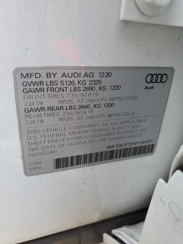 2021 AUDI Q3 PREMIUM PLUS S LINE 45 WA1EECF32M1064951