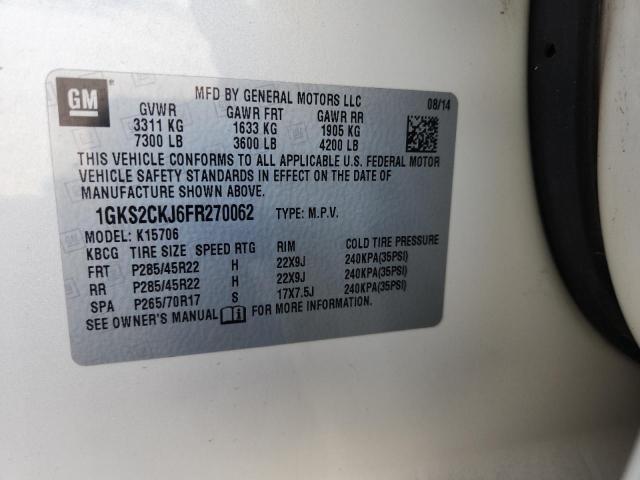 2015 GMC YUKON DENA - 1GKS2CKJ6FR270062