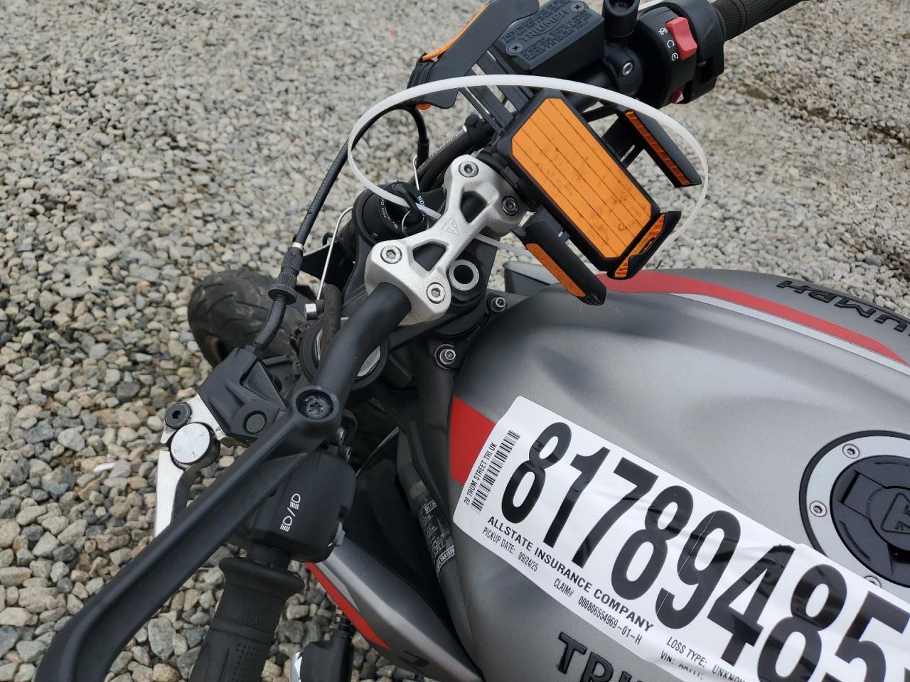 Lot #3292354276 2020 TRIUMPH MOTORCYCLE STREET TRI