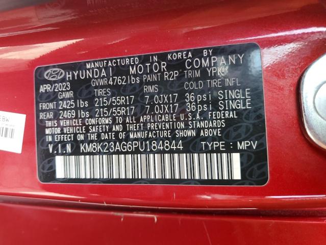 2023 HYUNDAI KONA SE KM8K23AG6PU184844