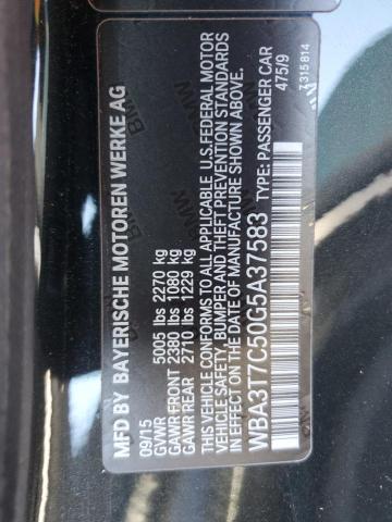 2016 BMW 435 XI WBA3T7C50G5A37583