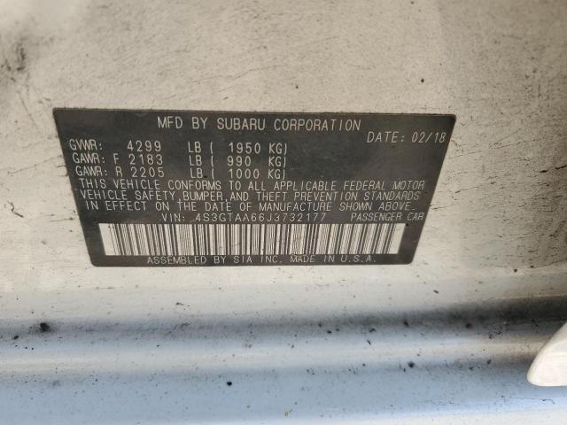 2018 SUBARU IMPREZA 4S3GTAA66J3732177