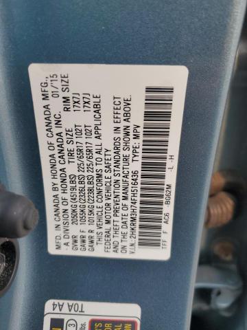 2015 HONDA CR-V EXL 2HKRM3H74FH516436