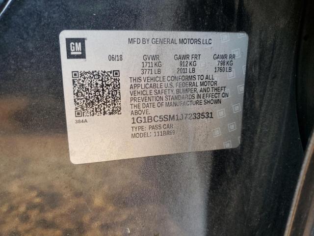 2018 CHEVROLET CRUZE LS - 1G1BC5SM1J7233531