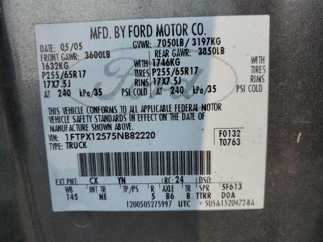 2005 FORD F150 #3257196240