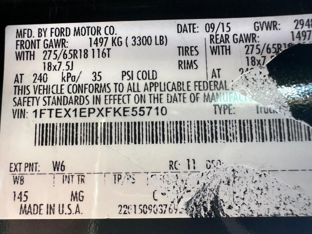 2015 FORD F150 SUPER - 1FTEX1EPXFKE55710