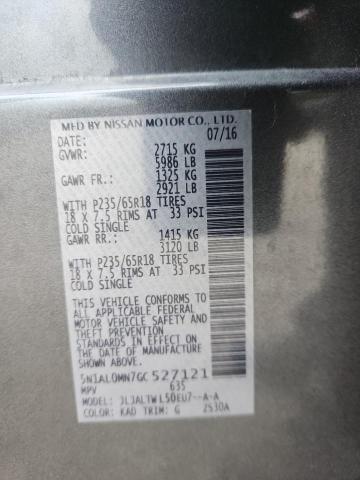 2016 INFINITI QX60 5N1AL0MN7GC527121