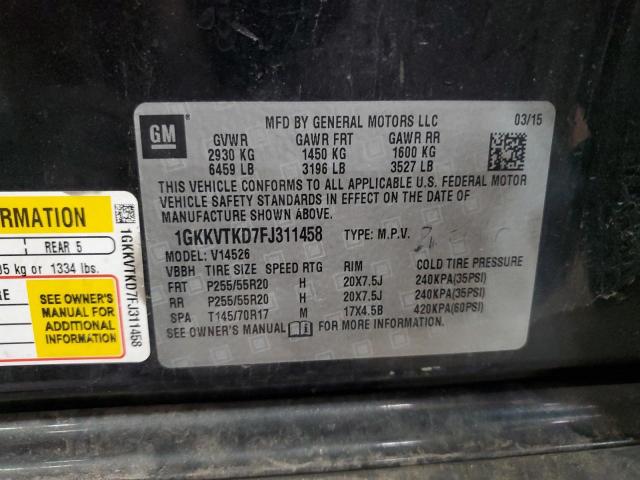 2015 GMC ACADIA DEN 1GKKVTKD7FJ311458